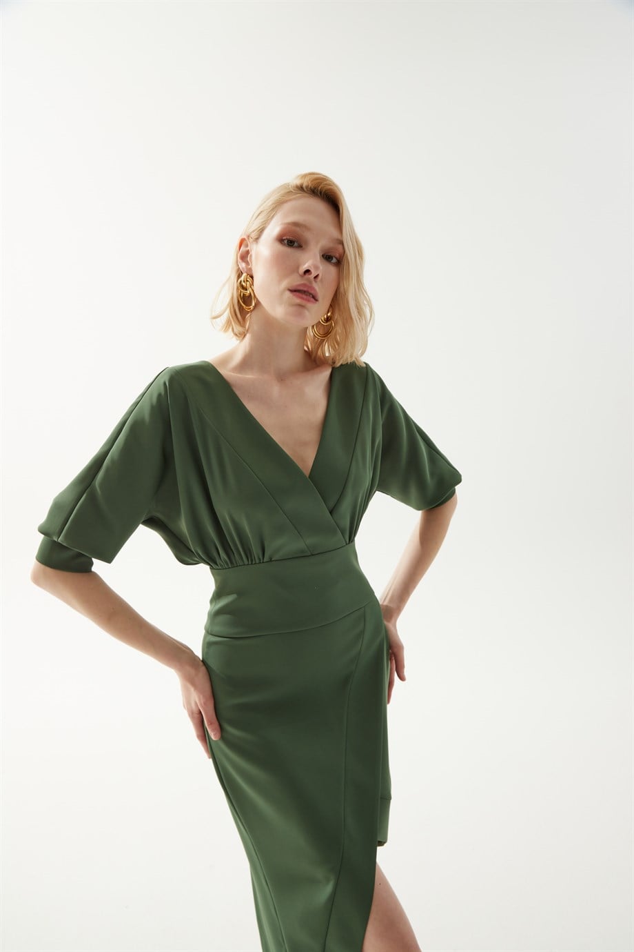 Eleena Yeşil Elbise