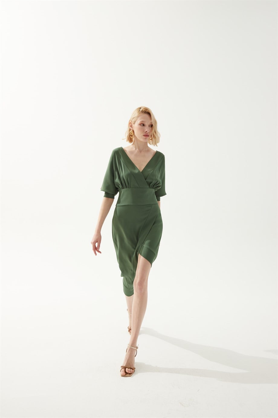 Eleena Yeşil Elbise