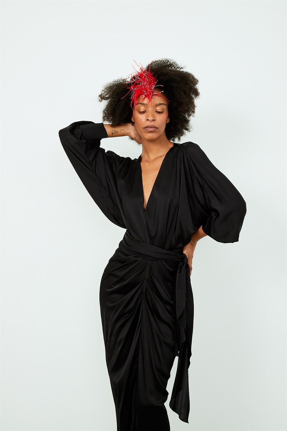 Elizabeth Siyah Elbise