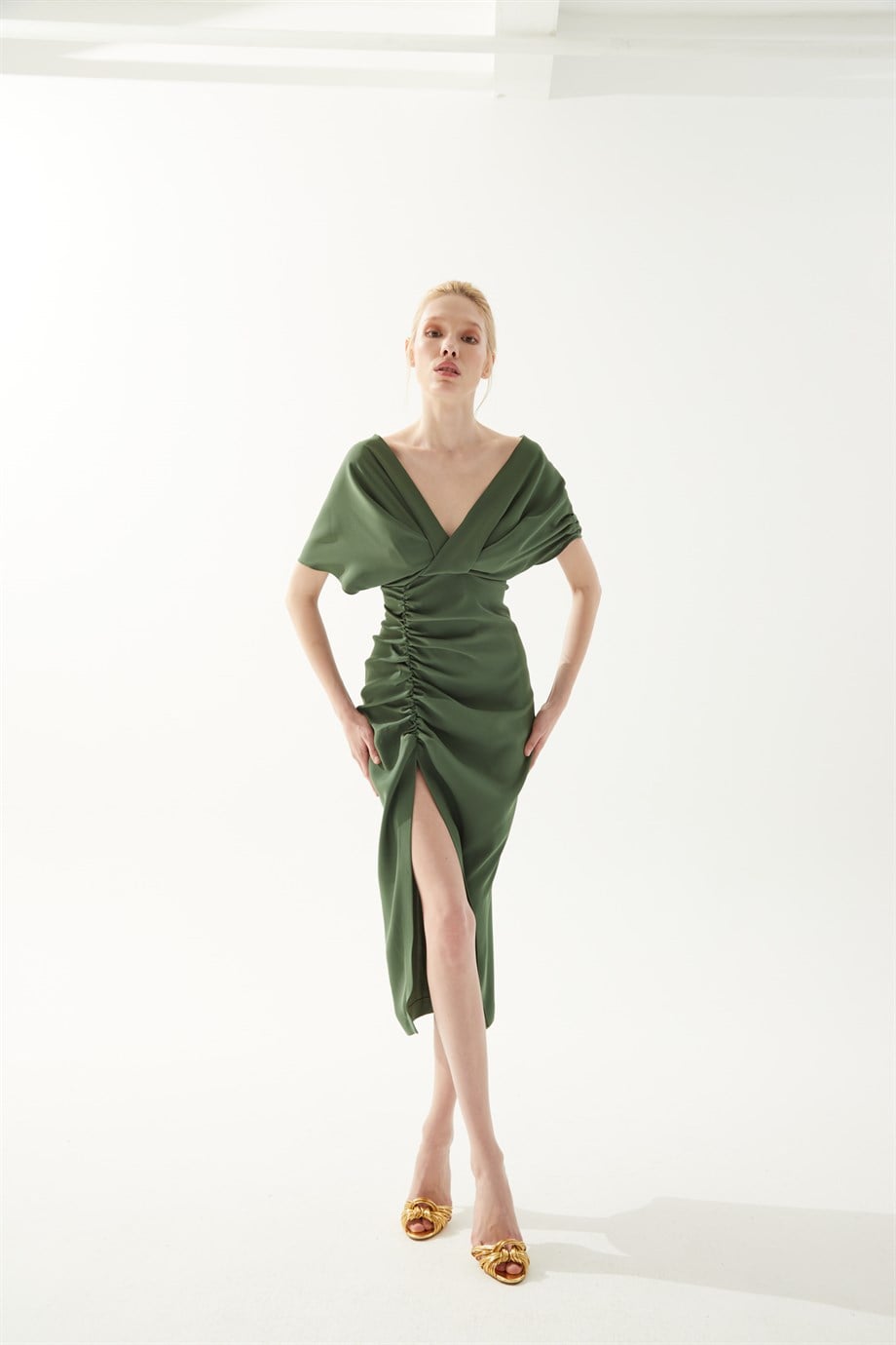 İrene Yeşil Elbise