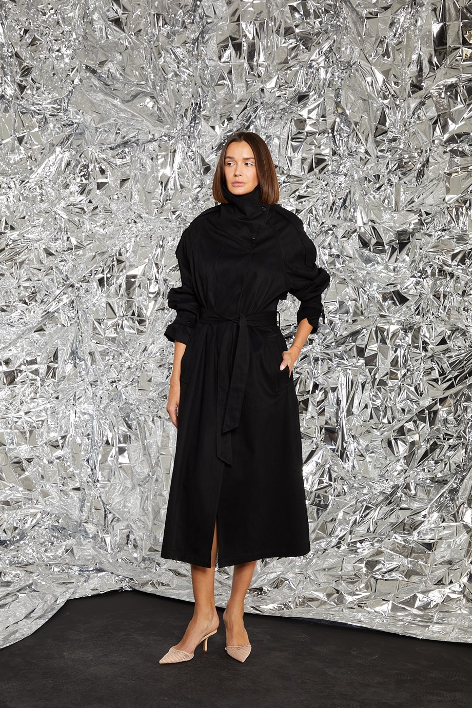 Yoana Siyah Trenchcoat