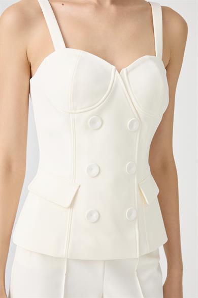 Arlando Üçlü Takım-Krem 