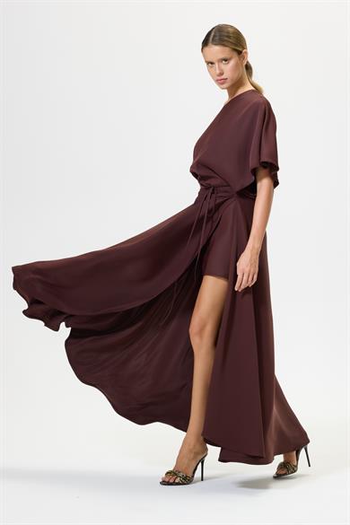 Balbina Kahverengi Elbise