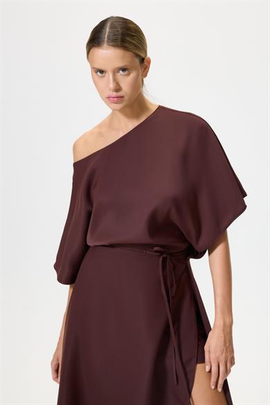 Balbina Kahverengi Elbise