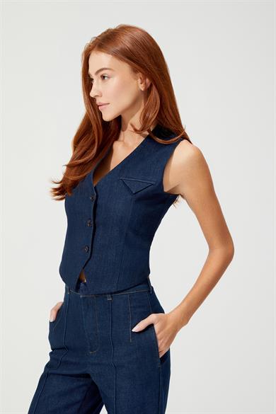 Benny Üçlü DenimTakım-İspanyol Paça