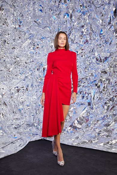 Bibiana Kırmızı Elbise