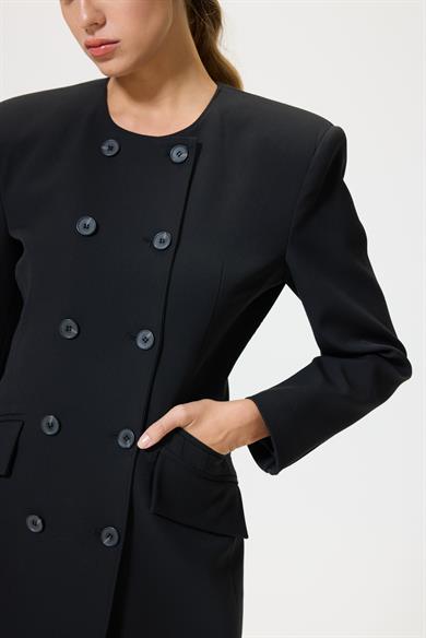 Dora Siyah Ceket Elbise