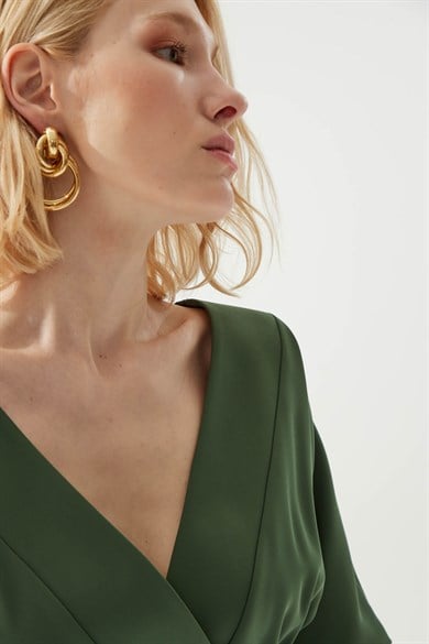 Eleena Yeşil Elbise