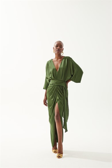 Elizabeth Yeşil Elbise