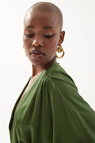 Elizabeth Yeşil Elbise