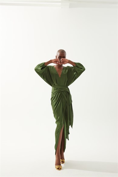 Elizabeth Yeşil Elbise