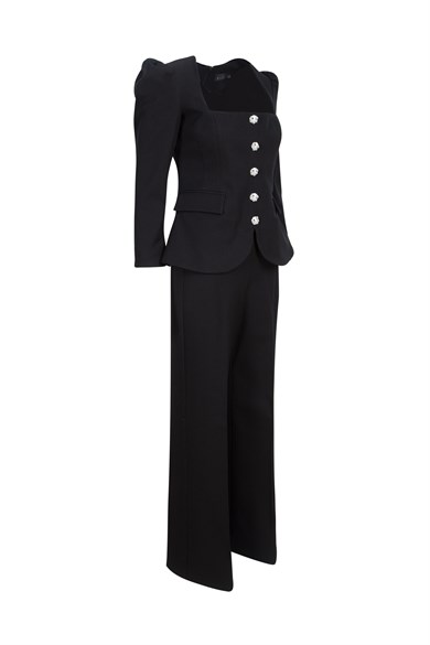 Franceska Siyah Pantolon