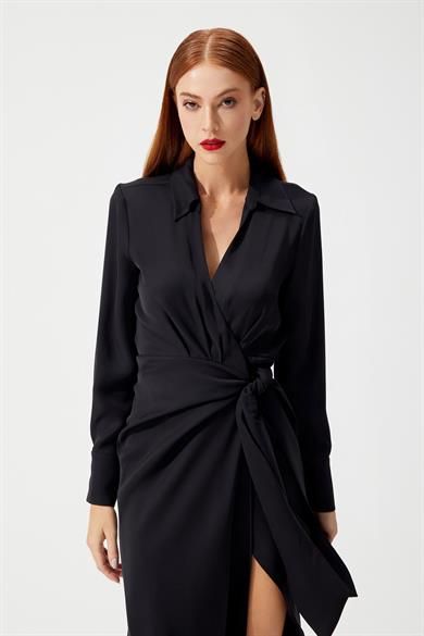 Hermosa Siyah Elbise