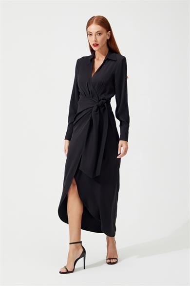 Hermosa Siyah Elbise