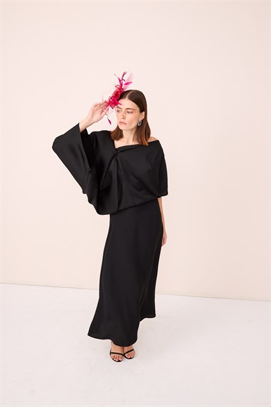 Isabella Siyah Elbise