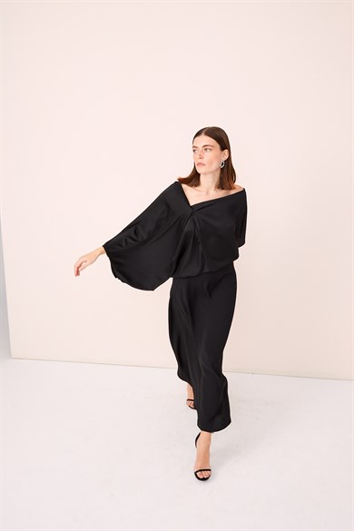 Isabella Siyah Elbise