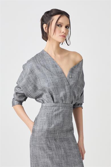 Salvatore Gri Elbise