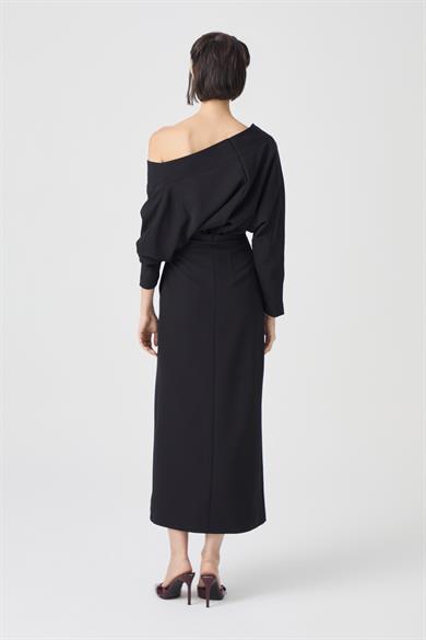 Salvatore Siyah Elbise