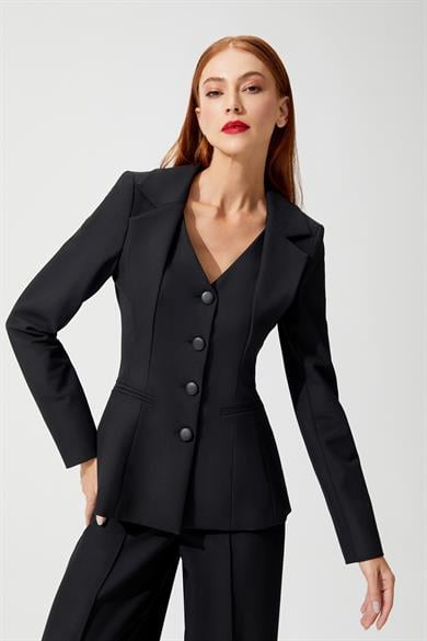 Teressa Siyah  Pantolon Takım