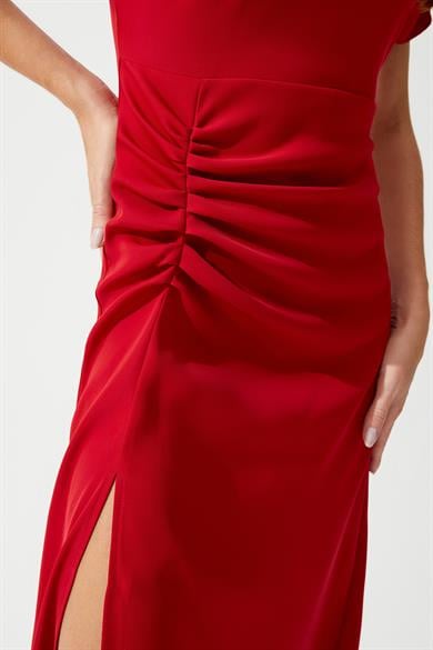 Visteria Kırmızı Elbise