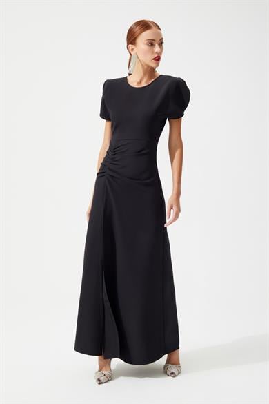 Visteria Siyah Elbise