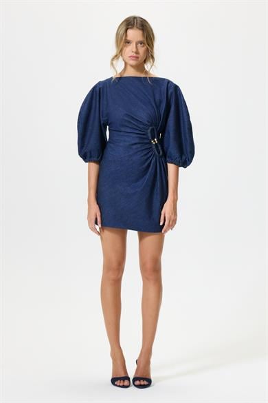 Walda Denim Elbise