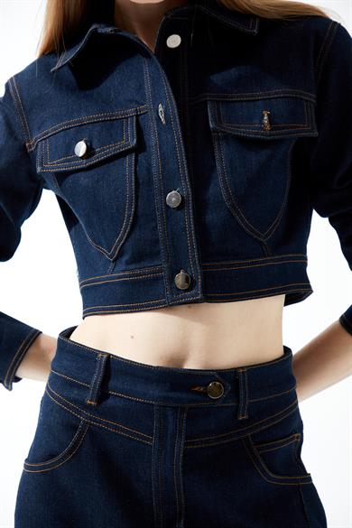 Wesley Mini Denim Ceket