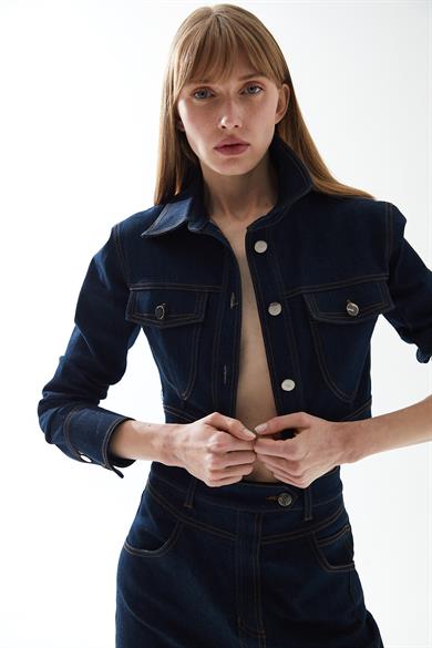 Wesley Mini Denim Ceket