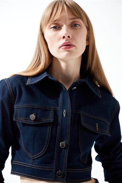 Wesley Mini Denim Ceket