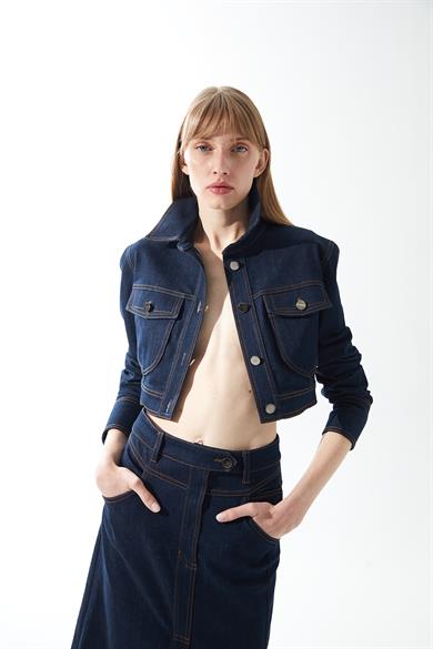 Wesley Mini Denim Ceket