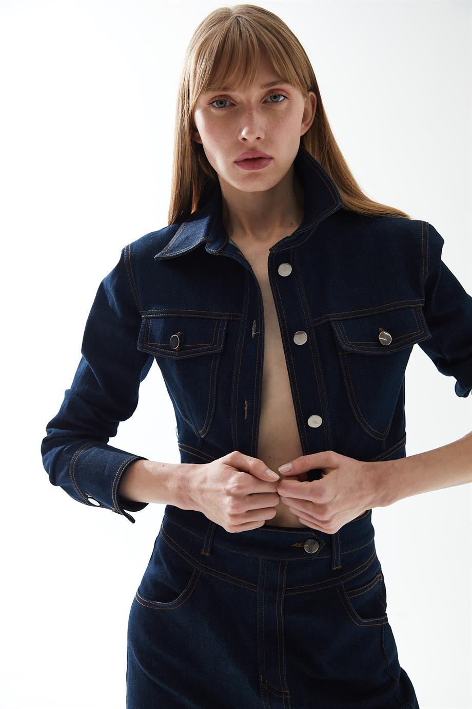 Wesley Mini Denim Ceket