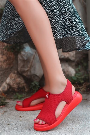 Begonia Kırmızı Kadın Günlük Sandalet