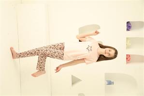 Moda Çizgi Kız Çocuk Pamuk Kısa Kollu Pijama Takımı 20364
