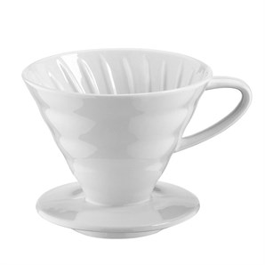 V60 coffee brewing porcelain dripper