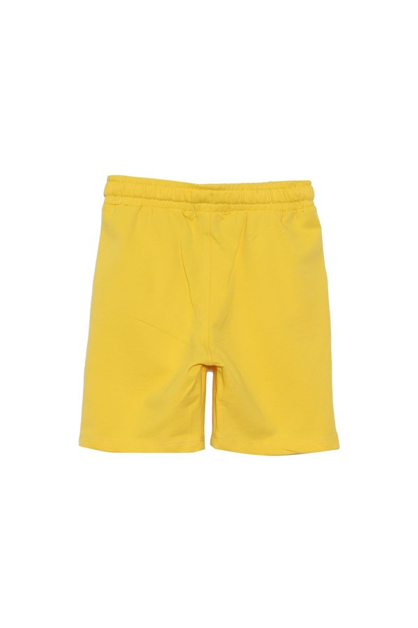 Erkek Çocuk Sarı Renkli Belden Lastikli Örme Şort | KC 217917