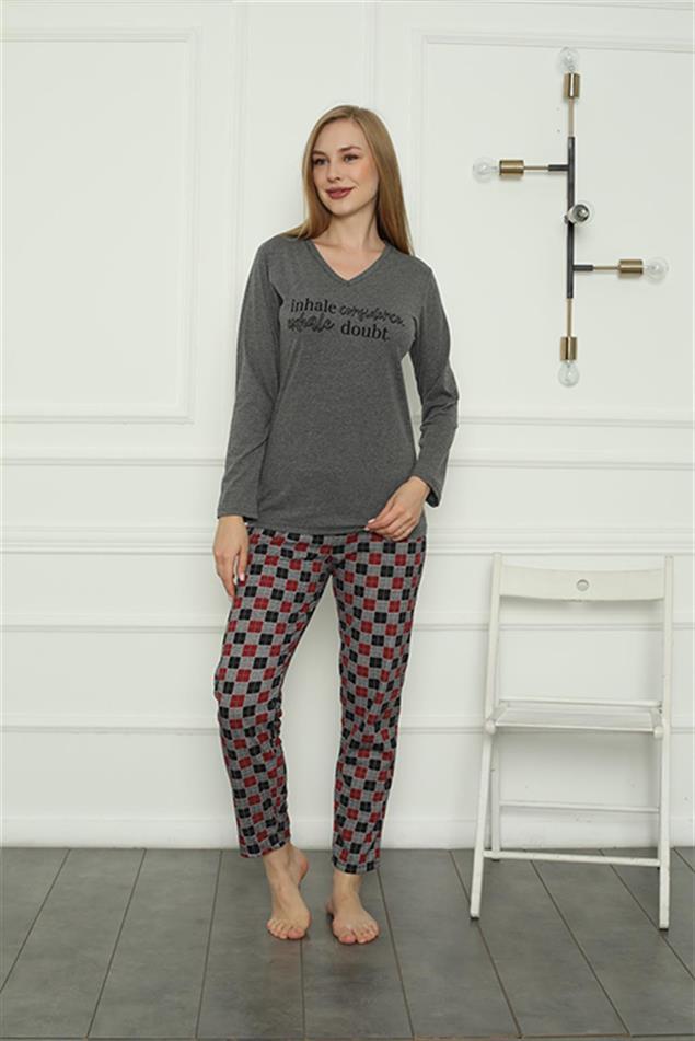 Moda Çizgi Aile Penye Pijama Takım (anne - kız ) 50112 Ayrı Ayrı Satılır . Fiyatları Farklıdır