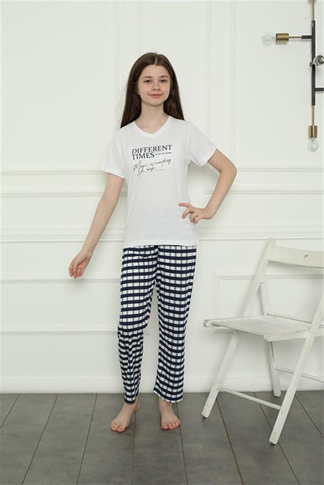 Moda Çizgi Aile Penye Pijama Takım (anne - kız ) 50113 Ayrı Ayrı Satılır . Fiyatları Farklıdır
