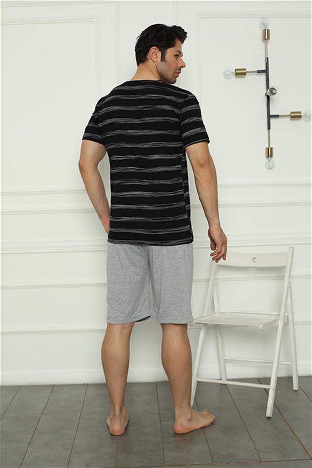 Moda Çizgi Aile Penye Şortlu Pijama Takım (baba - oğul ) 50115 Ayrı Ayrı Satılır . Fiyatları Farklıdır