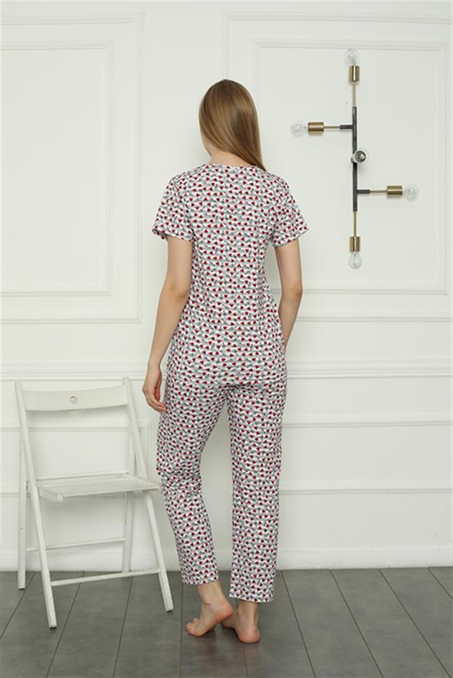 Moda Çizgi Anne Kız Aile Penye Pijama Takım Ayrı Ayrı Satılır. Fiyatları Farklıdır 50119