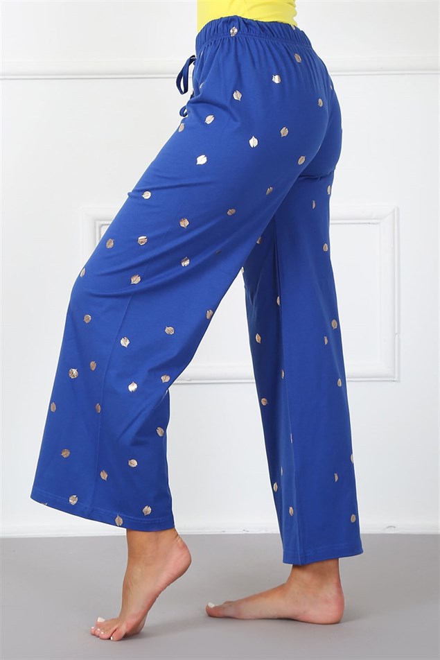 Moda Çizgi Bayan Pamuk Tek Alt Pijama 210013