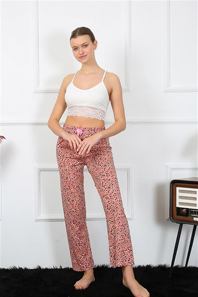 Moda Çizgi Kadın Pamuklu Alt Pijama 27460