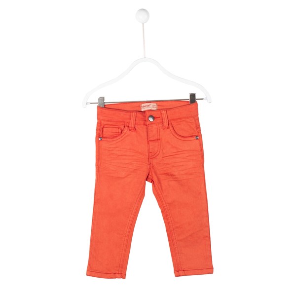 Oranj Renkli Cepli Dokuma Bebek Erkek Pantolon|PC 114718