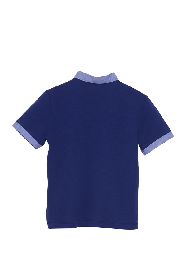 Silversunkids | Erkek Çocuk Lacivert Renkli Polo Yakalı Tişört | BK 217995-2