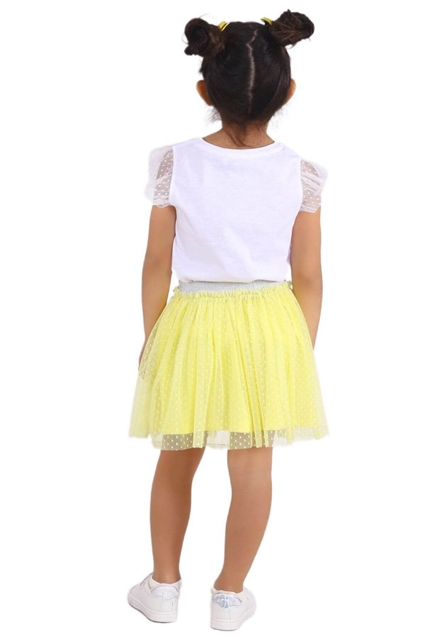 Silversunkids | Kız Çocuk Sarı Renkli Tüllü Etek | FC 218363