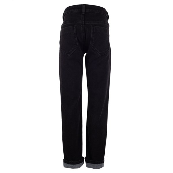 Siyah Renkli Boru Paça Cepli Kot Erkek Çocuk Pantolon|PC 315186