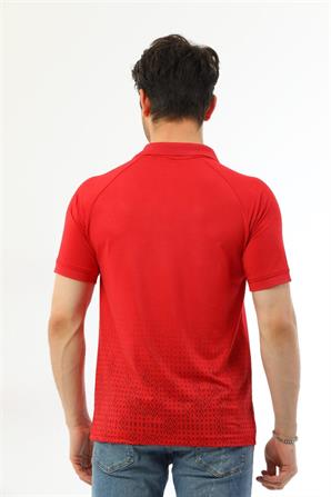 Erkek Kırmızı Polo Yaka Tişört 565| Silversun