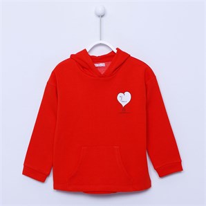 Kız Çocuk - Kapşonlu Sweat Shirt - JS 213208