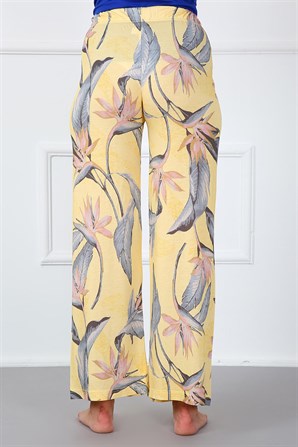 Moda Çizgi Bayan Pamuk Tek Alt Pijama 210019