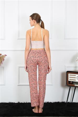 Moda Çizgi Kadın Pamuklu Alt Pijama 27460