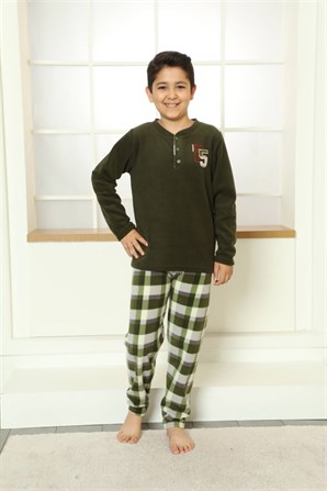 Moda Çizgi WelSoft Polar Çocuk Pijama Takımı 20251H